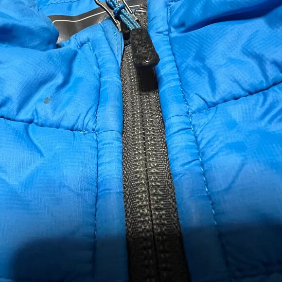 Cabelas Puffer Jacket Mens XL Tall Blue Primaloft Quilted Coat ** - Picture 2 of 9